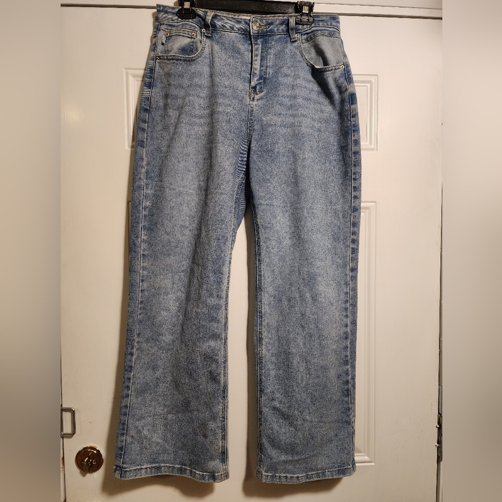 HDLTE Womens Classic Denim Blue Jeans